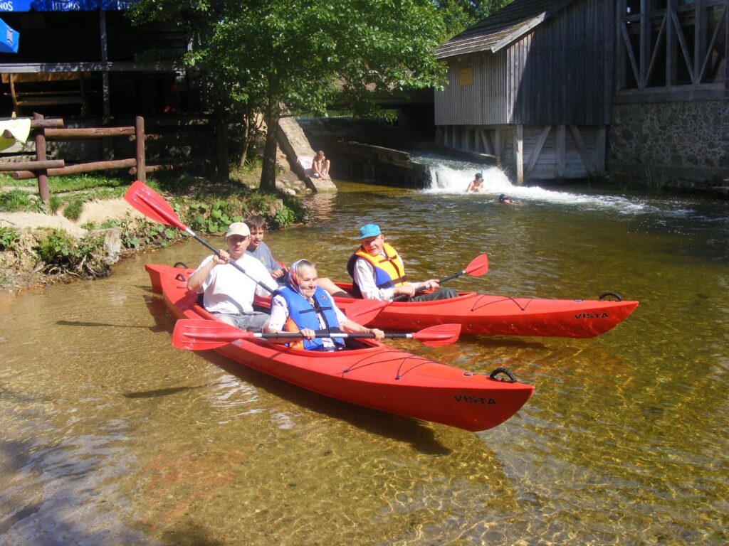 baidarių maršrutai